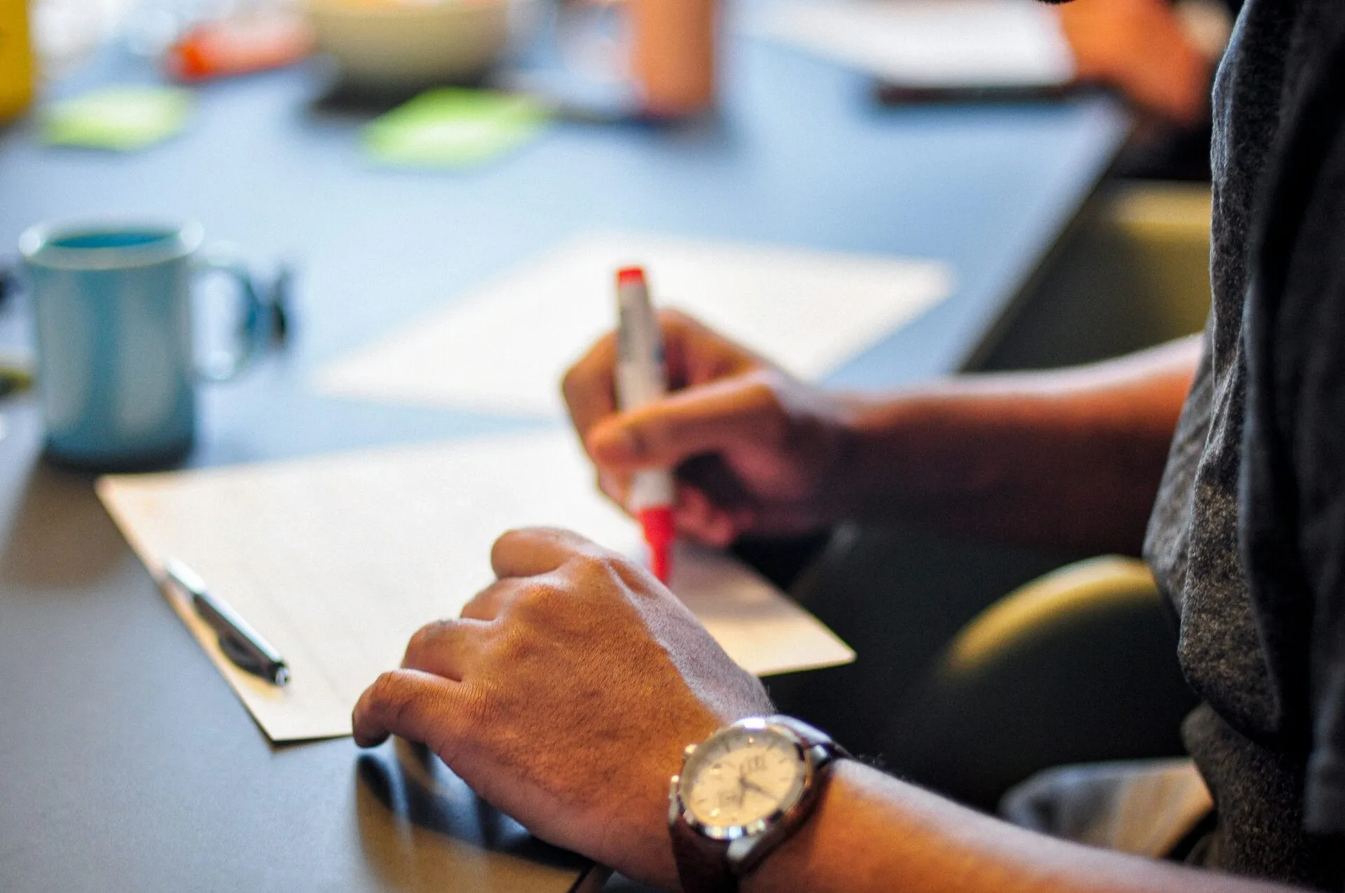Hands-on planning during a UV workshop